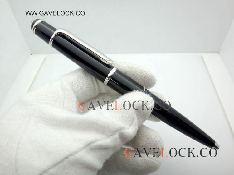 Replica Cartier Diablo Pen Black Precious Resin Ballpoint Pen